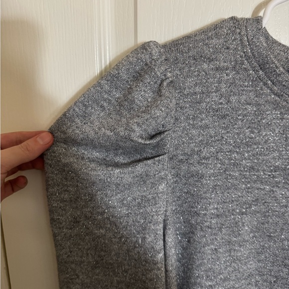 Les Serein Puff Shoulder Gray sweater - L - NWT - Picture 5 of 7
